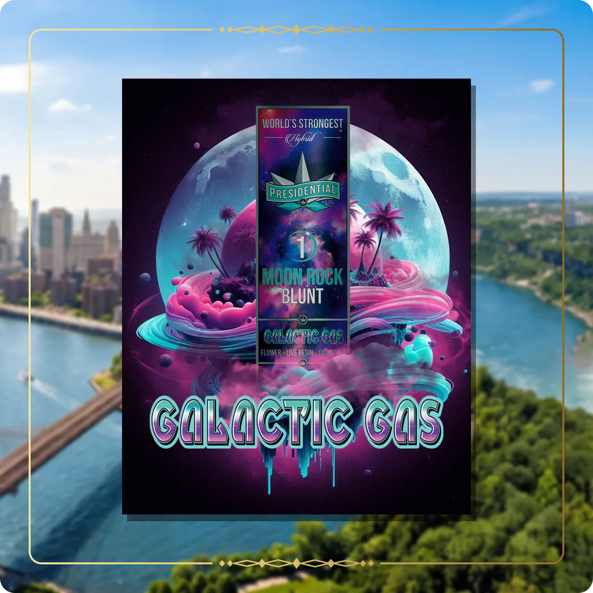 Galactic Gas Presidential blunt for the New York blunts page