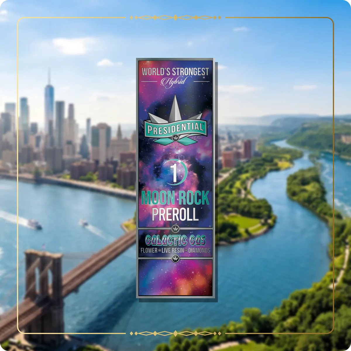 Galactic Gas Presidential pre-roll variant 2 for the New York Gold page