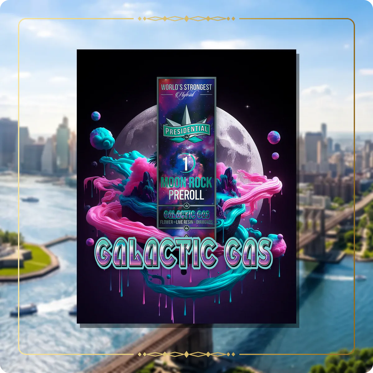 Galactic Gas Presidential pre-roll for the New York Gold page