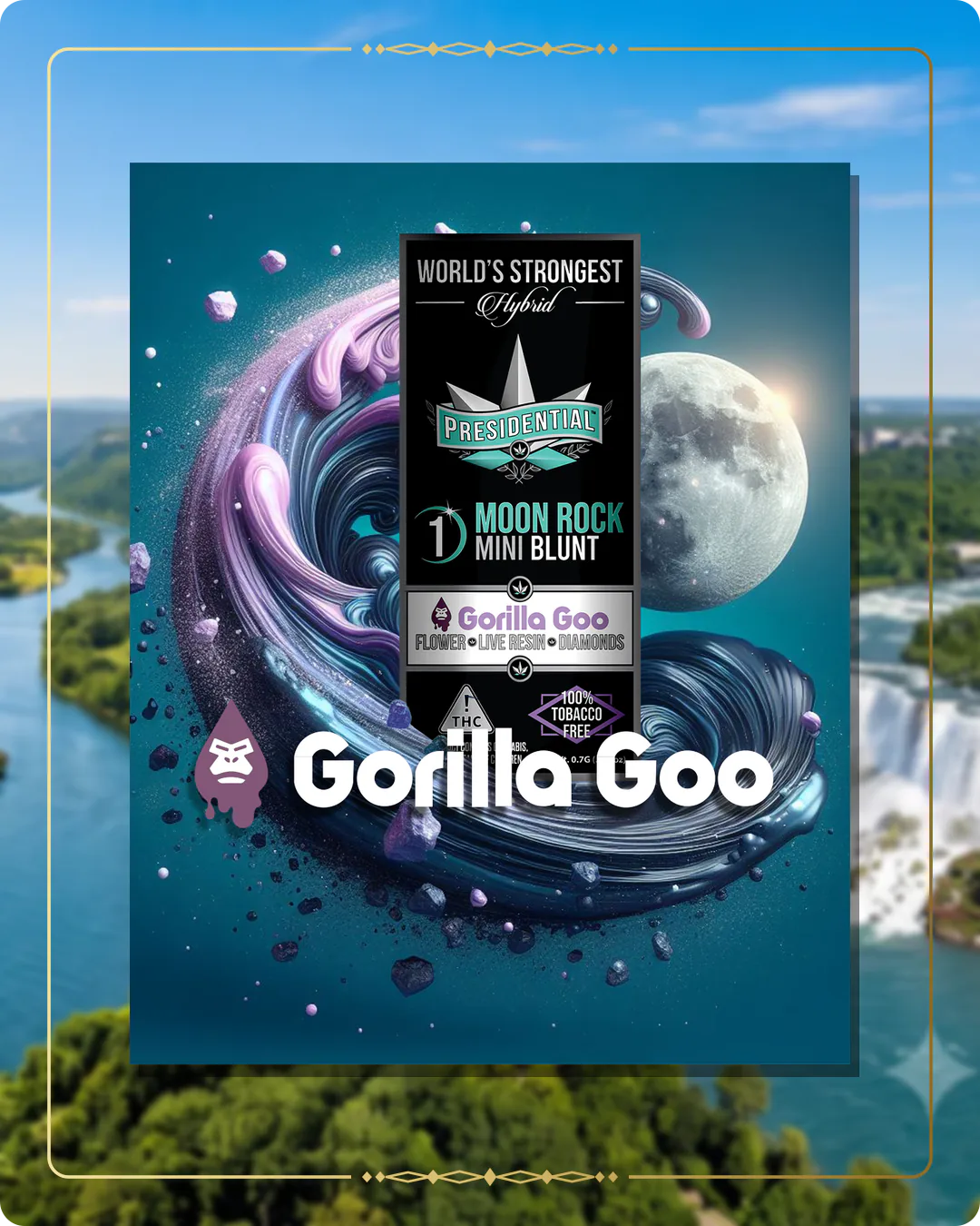 Gorilla Goo Presidential Moon Rock for the New York Moon Rocks page