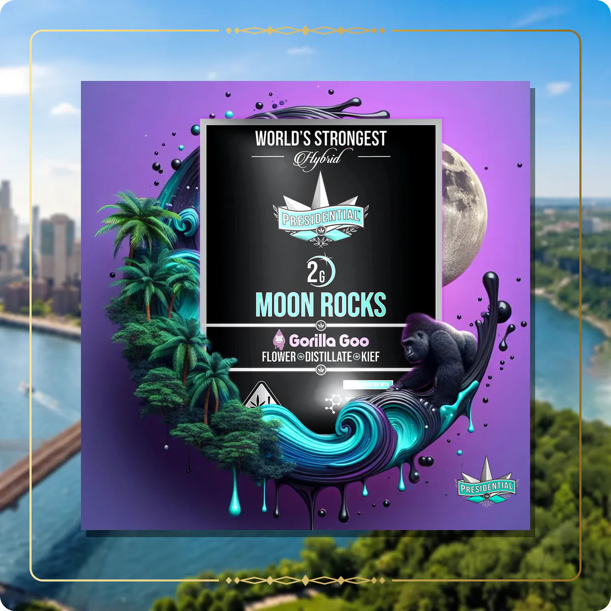 Gorilla Goo Presidential Moon Rock variant 3 for the New York Gold page
