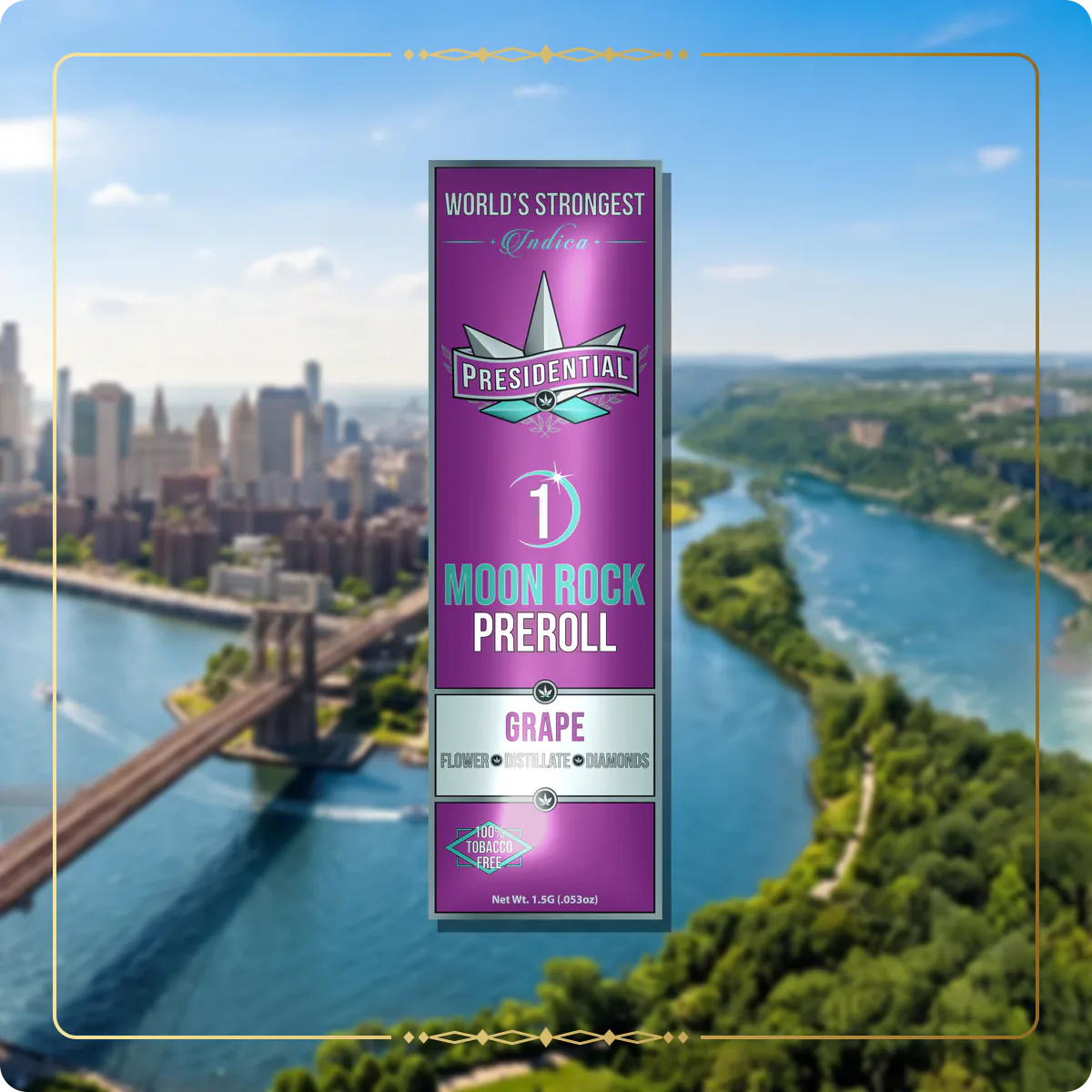 Grape Presidential pre-roll for the New York Silver page
