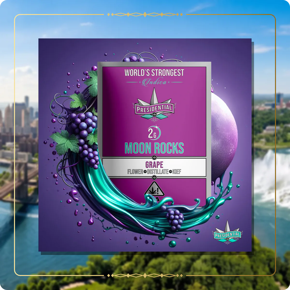 Grape Presidential Moon Rock variant 2 for the New York Silver page