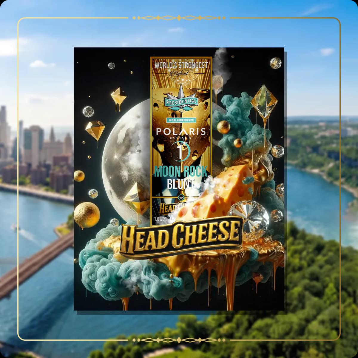 Head Cheese Presidential blunt variant 2 for the New York blunts page