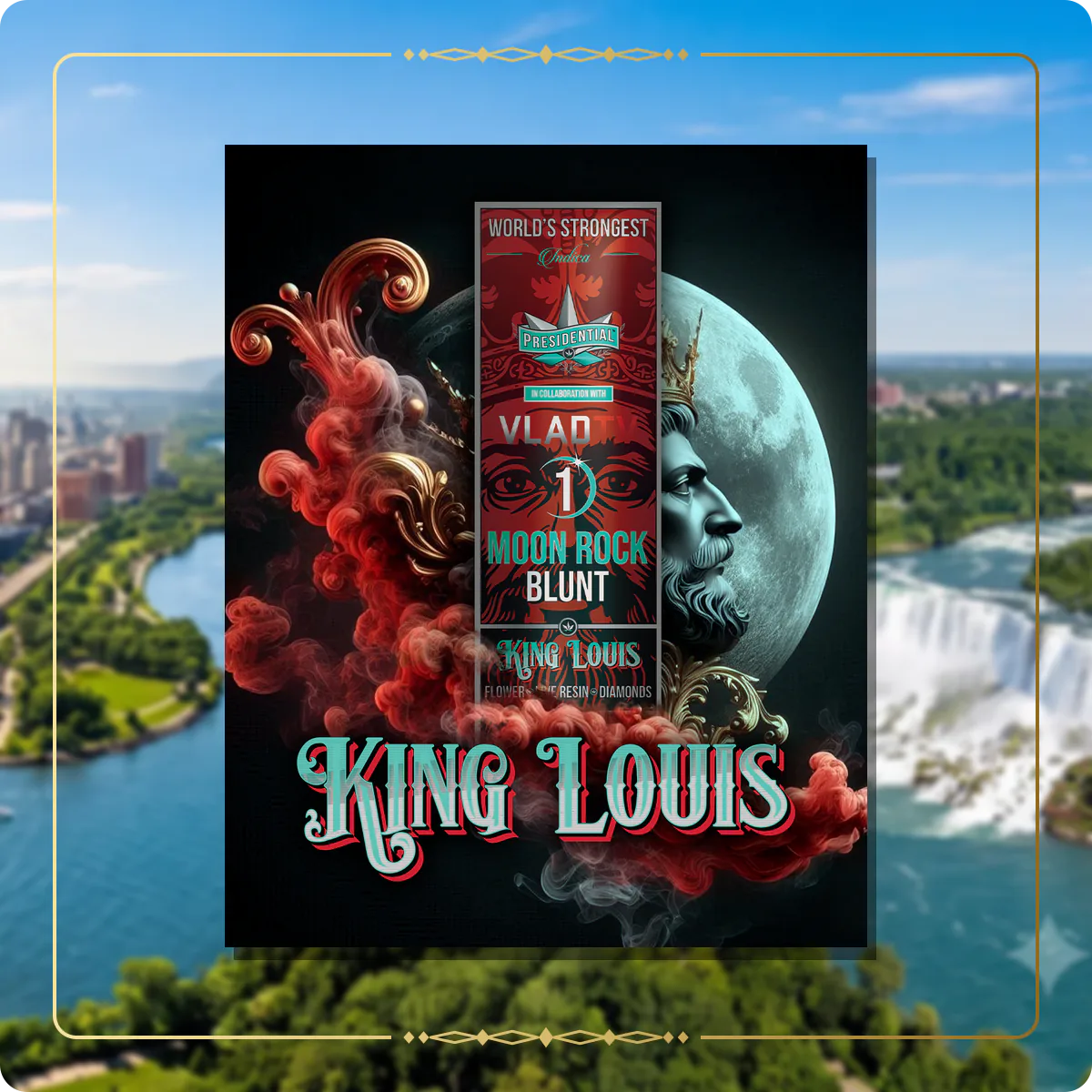King Louis Presidential blunt for the New York blunts page
