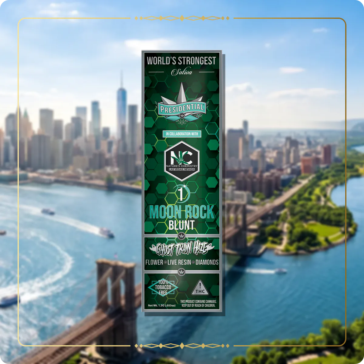 Ghost Haze Train Presidential blunt variant 2 for the New York blunts page
