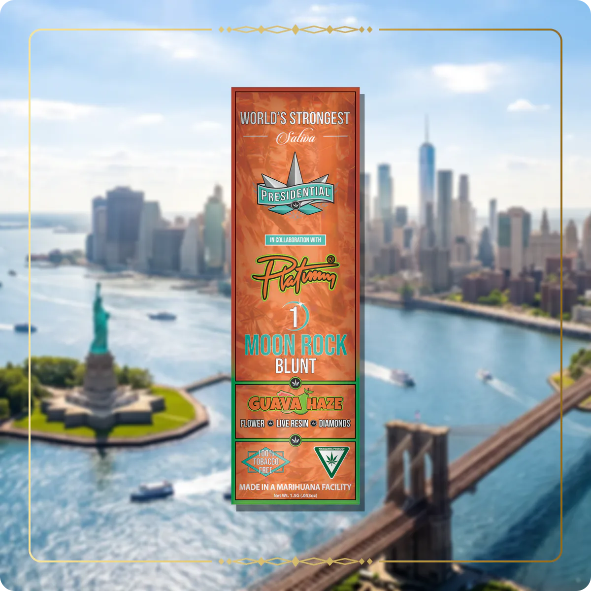 Guava Haze Presidential blunt for the New York blunts page