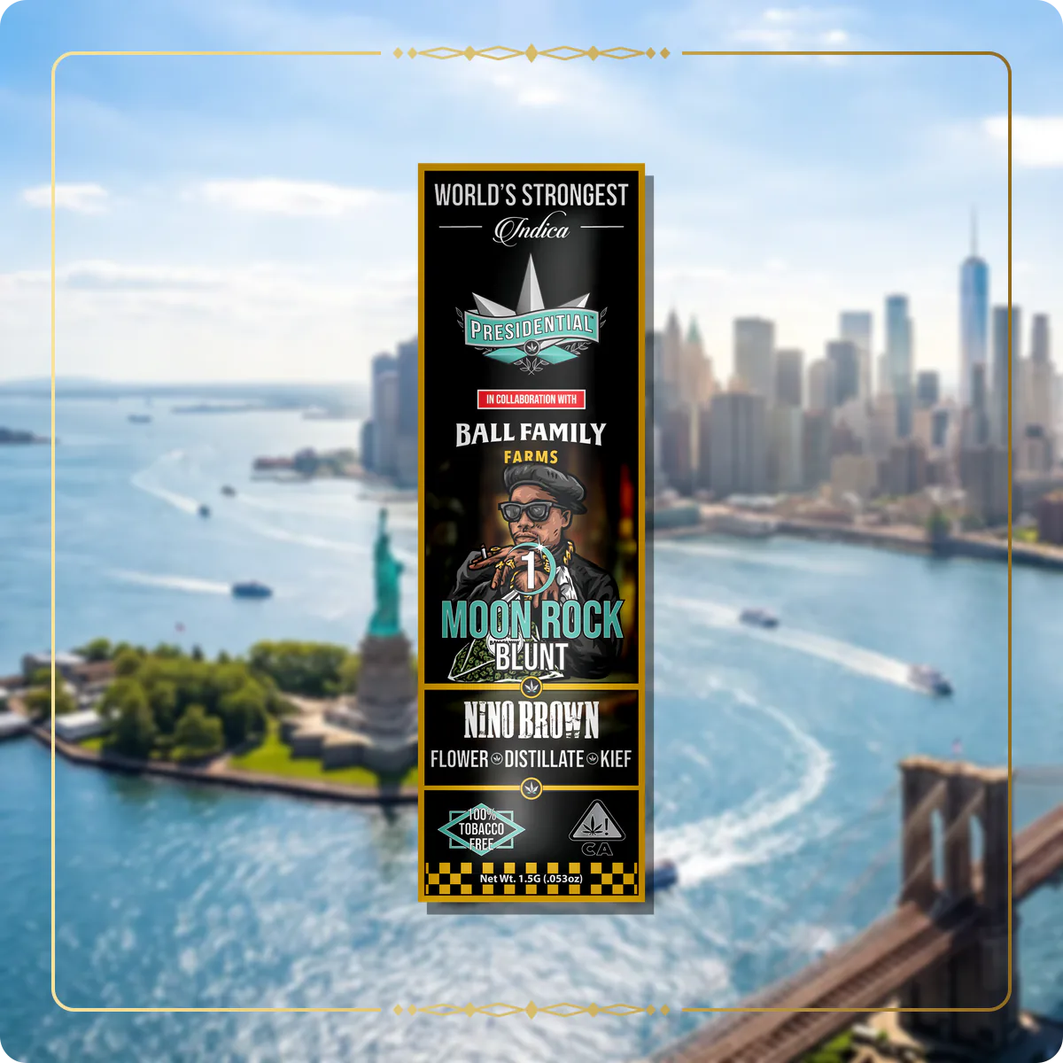 Nino Brown Presidential blunt variant 2 for the New York blunts page