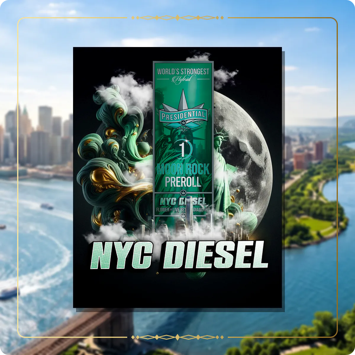 NYC Diesel Presidential pre-roll for the New York Gold page