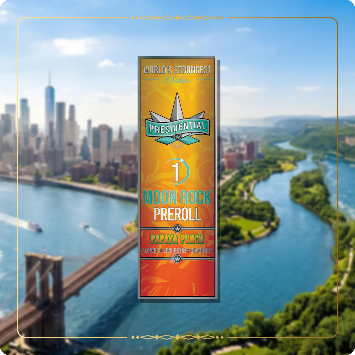 Papaya Punch Presidential pre-roll variant 2 for the New York Gold page