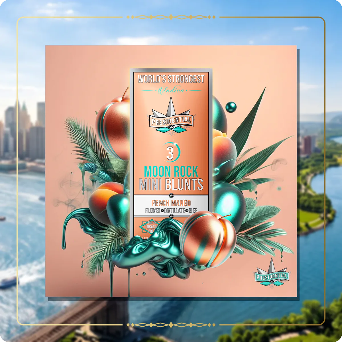 Peach Mango Presidential mini for the New York Silver page