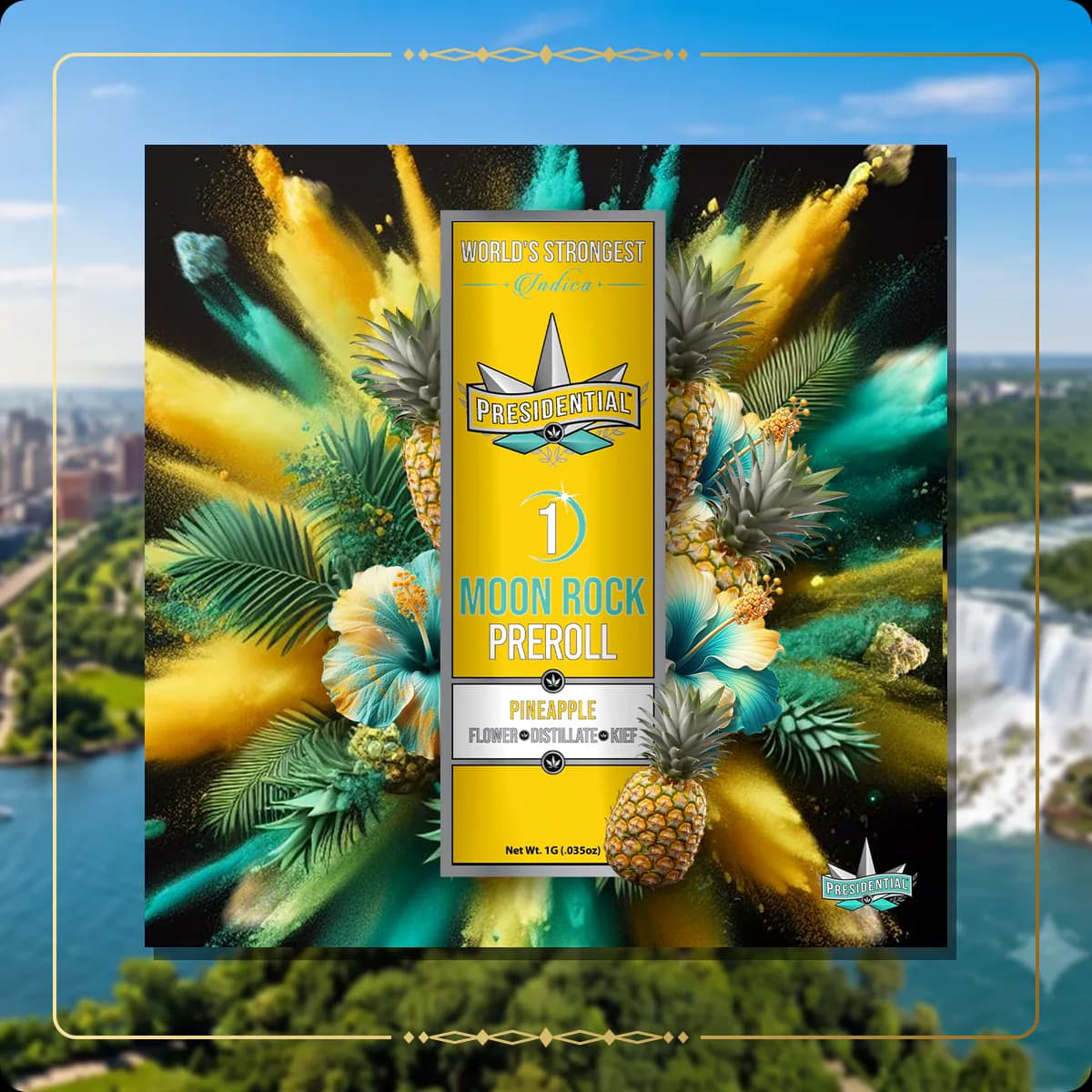 Pineapple Presidential pre-roll variant 2 for the New York Silver page