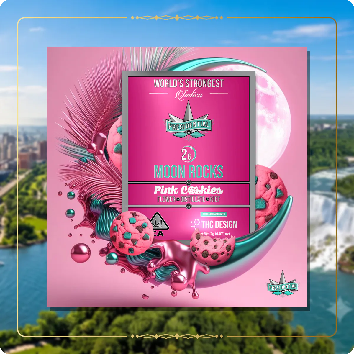 Pink Cookies Presidential Moon Rock variant 3 for the New York Gold page
