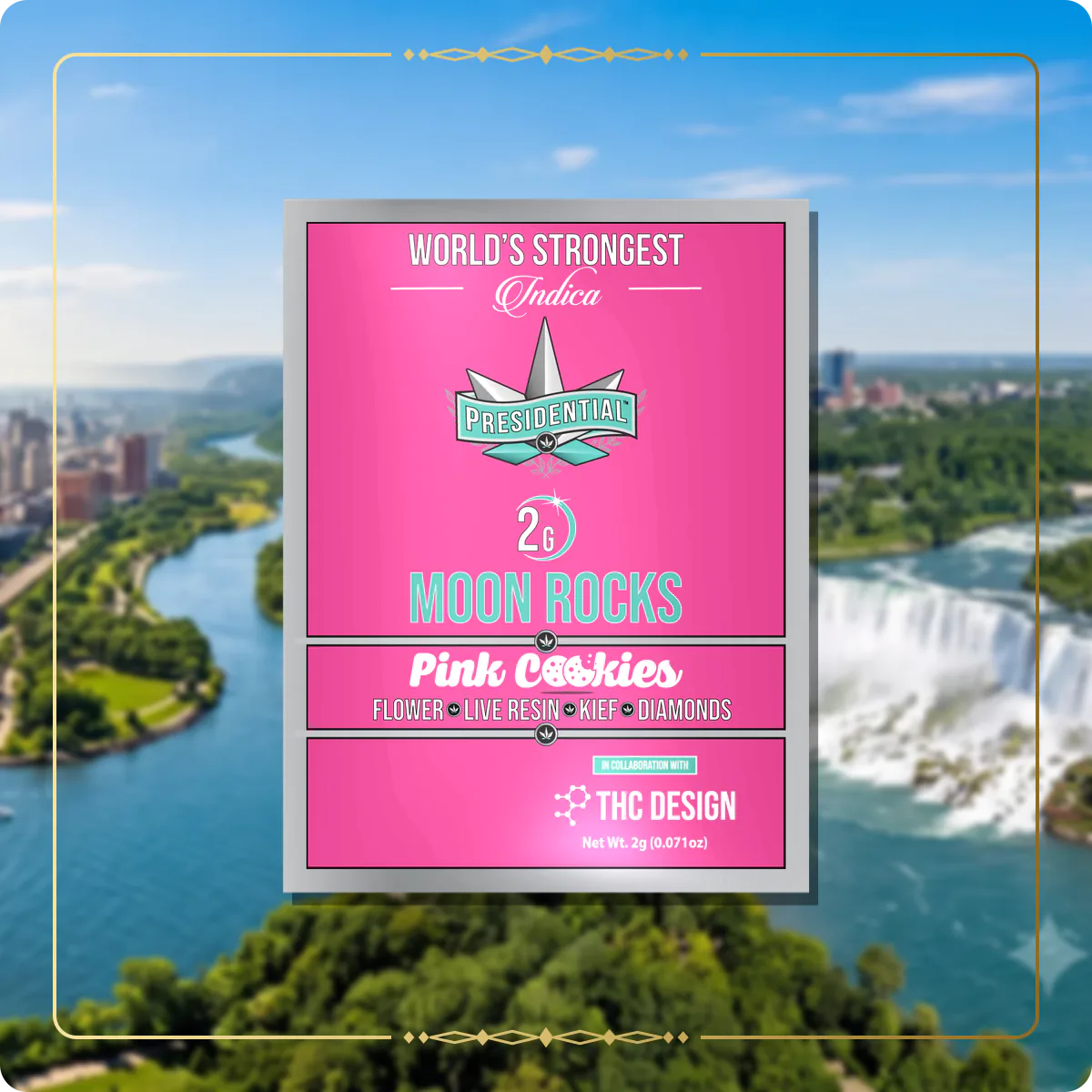Pink Cookies Presidential Moon Rock variant 2 for the New York Gold page