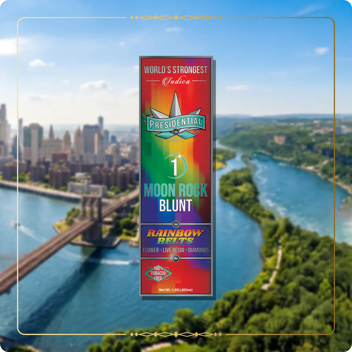 Rainbow Belts Presidential blunt variant 2 for the New York blunts page