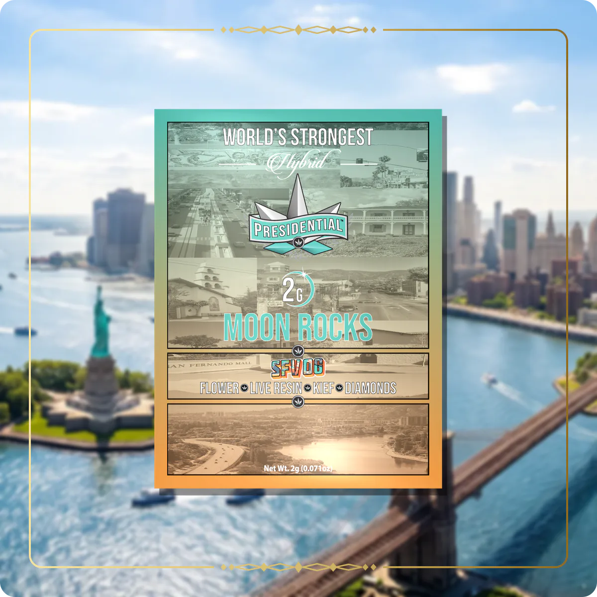 SFV OG Presidential Moon Rock for the New York Gold page