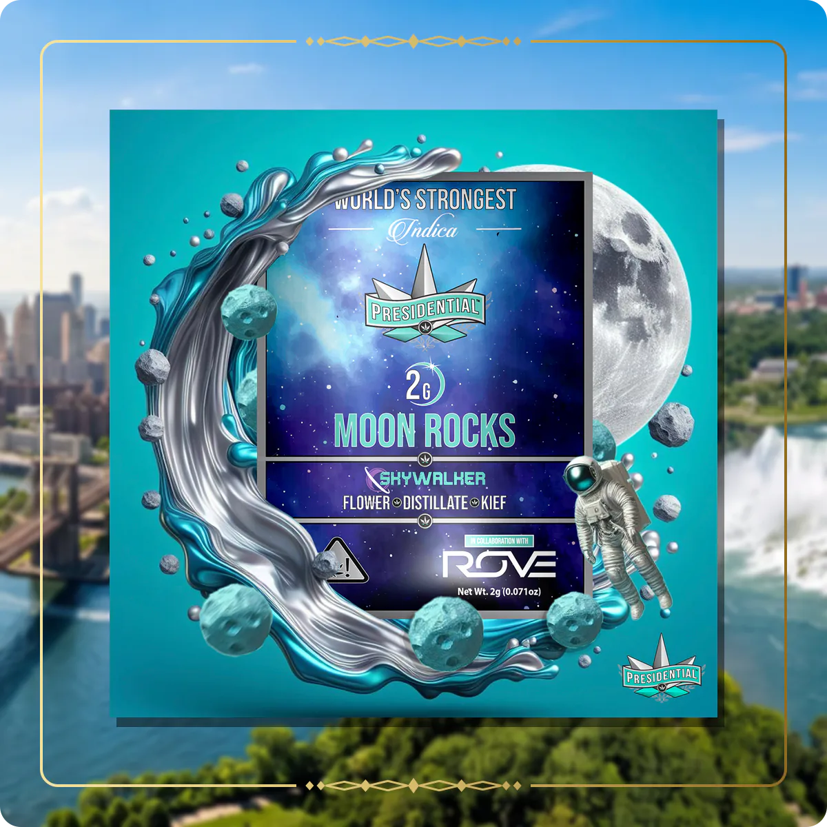 Skywalker Presidential Moon Rock variant 4 for the New York Gold page