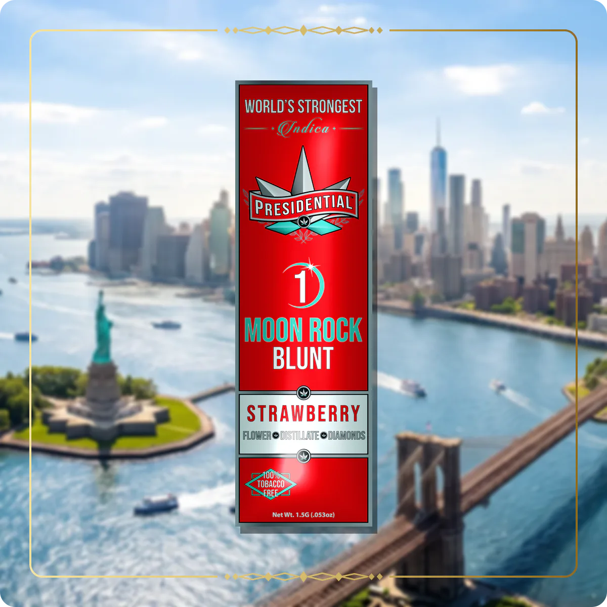 Strawberry Presidential blunt variant 2 for the New York Silver page
