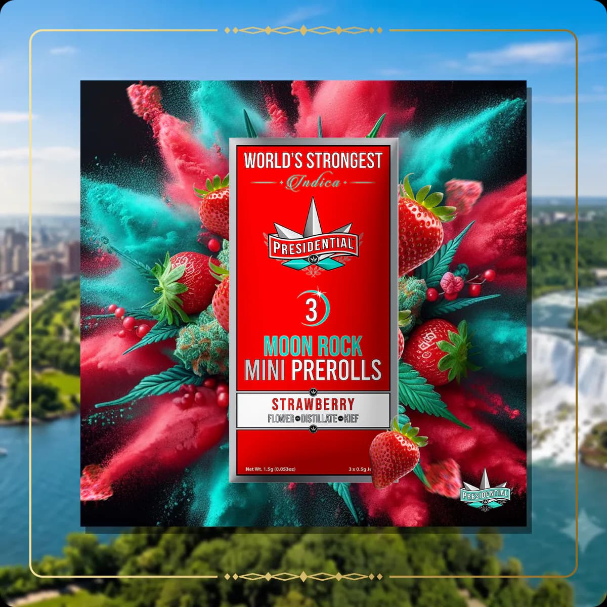 Strawberry Presidential mini variant 4 for the New York brand story