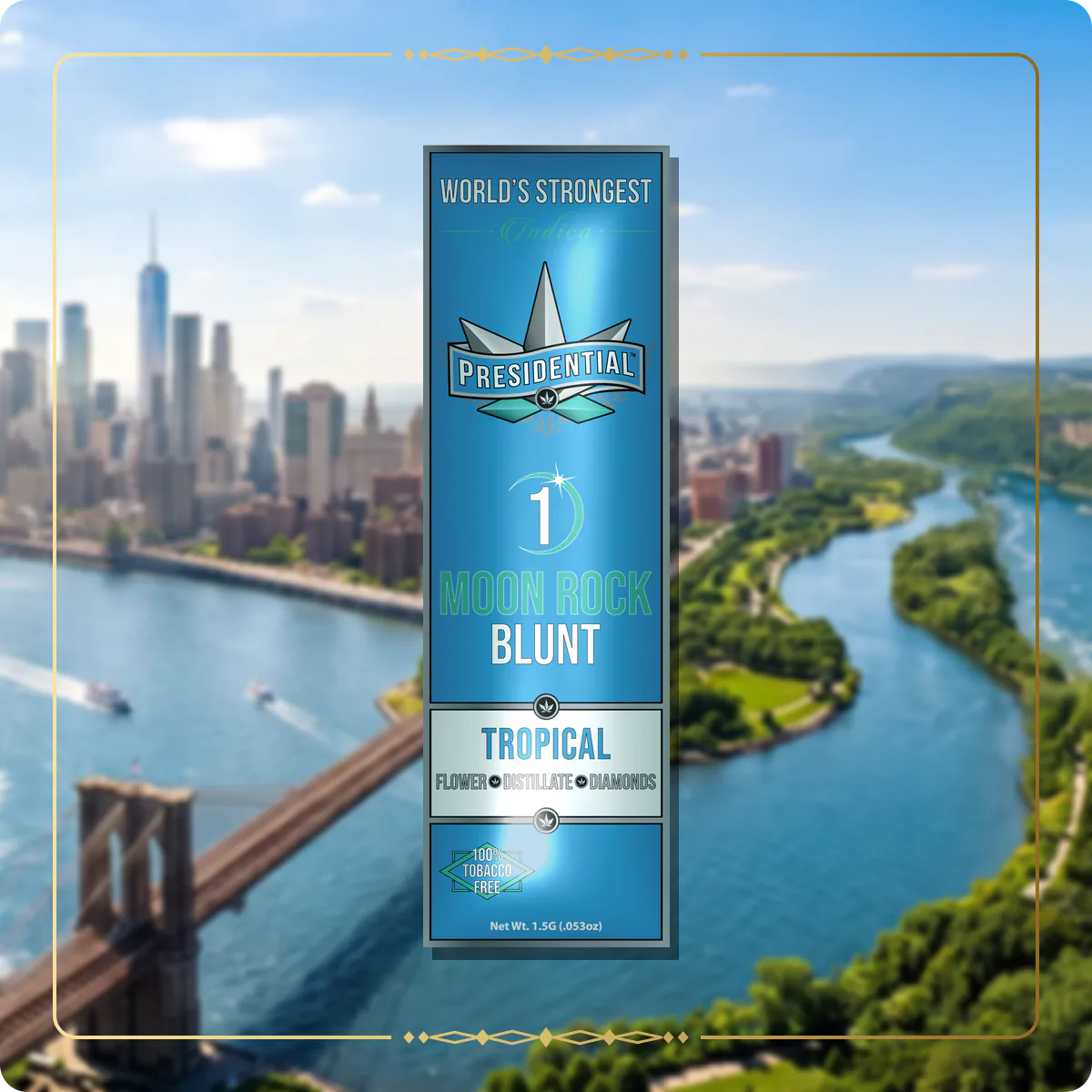 Tropical Presidential blunt variant 3 for the New York Silver page