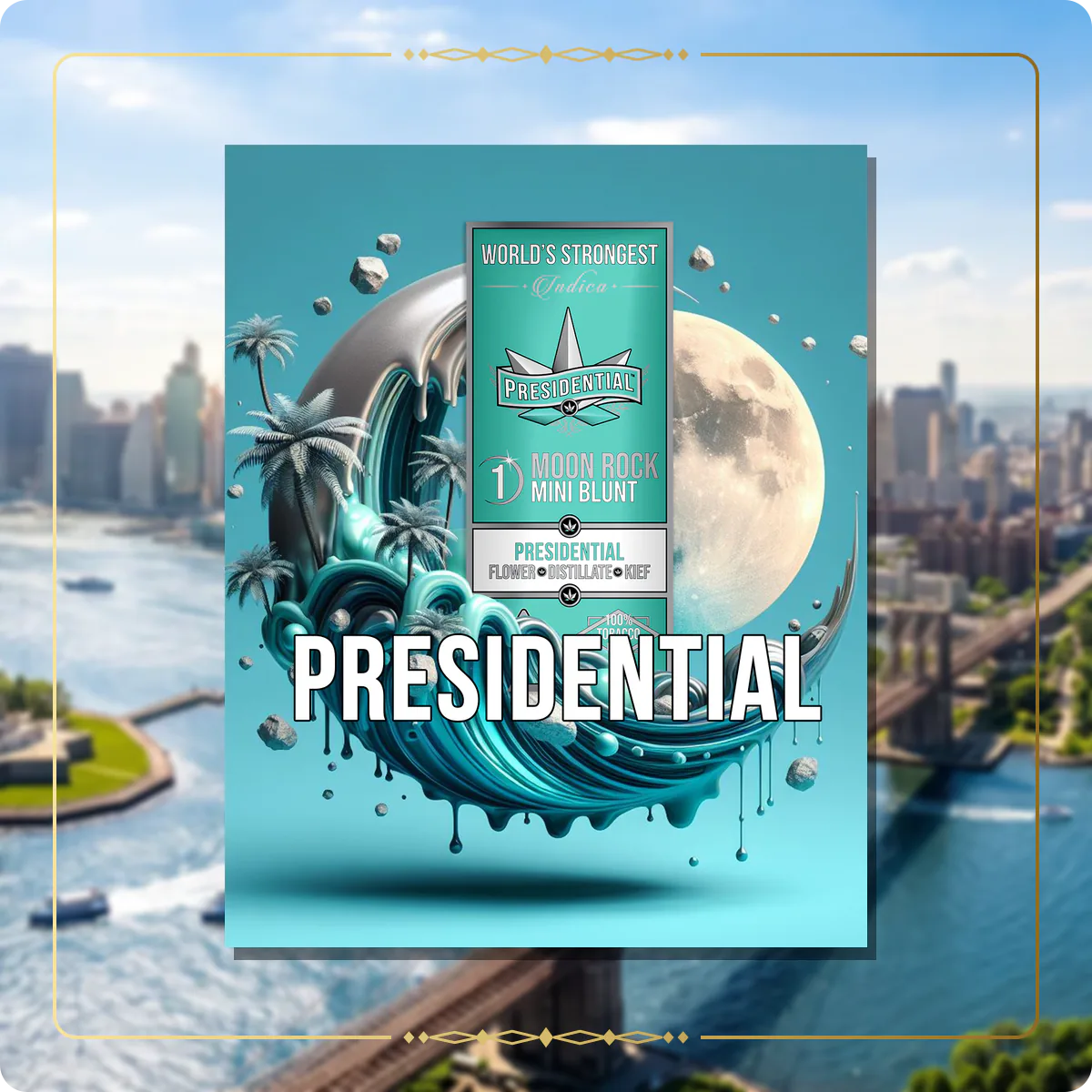 Presidential x THC Design Presidential Moon Rock for the New York Moon Rocks page