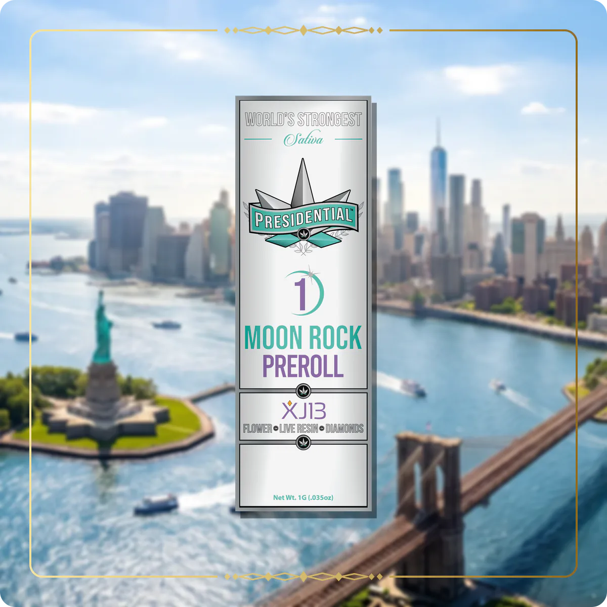 XJ-13 Presidential pre-roll variant 2 for the New York Gold page