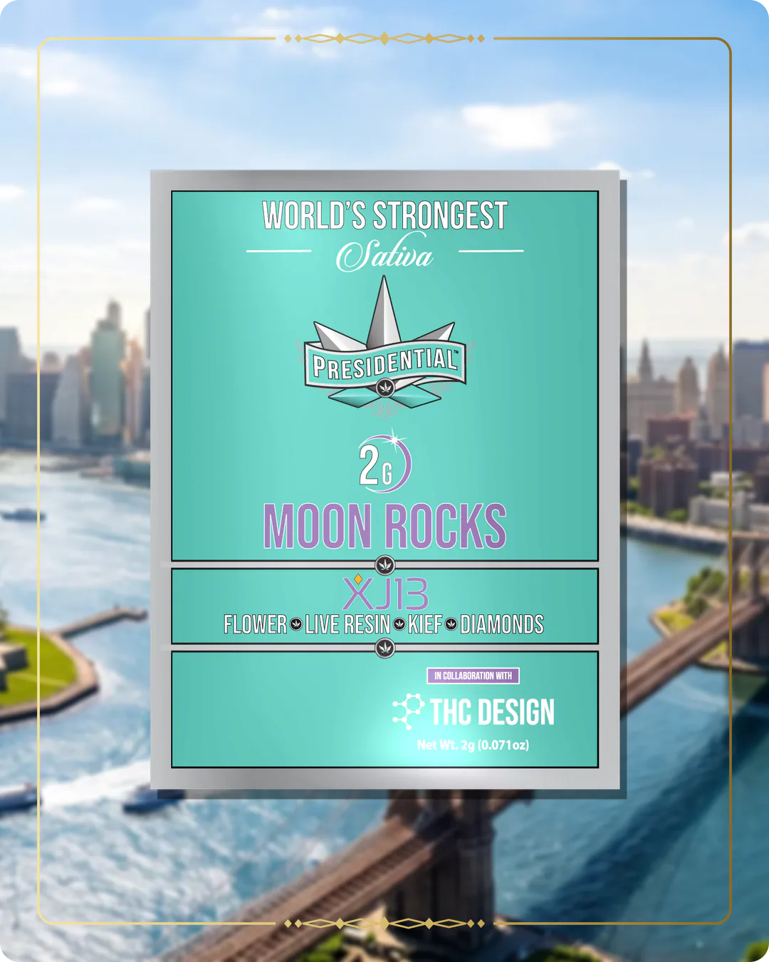 XJ-13 Presidential Moon Rock for the New York market page