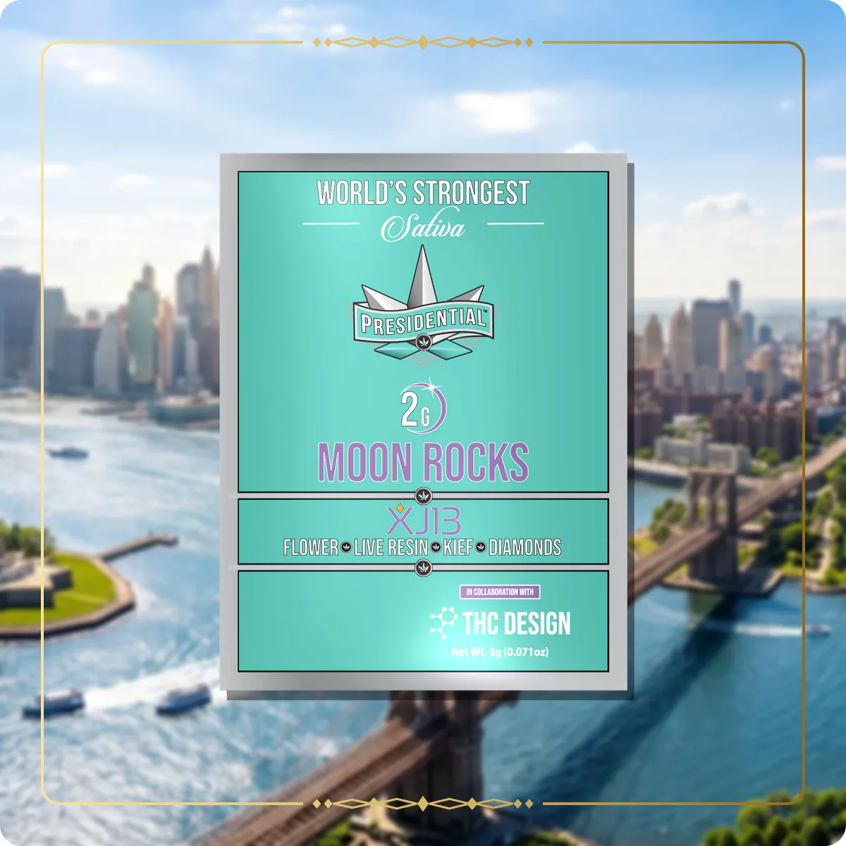 XJ-13 Presidential Moon Rock for the New York Gold page